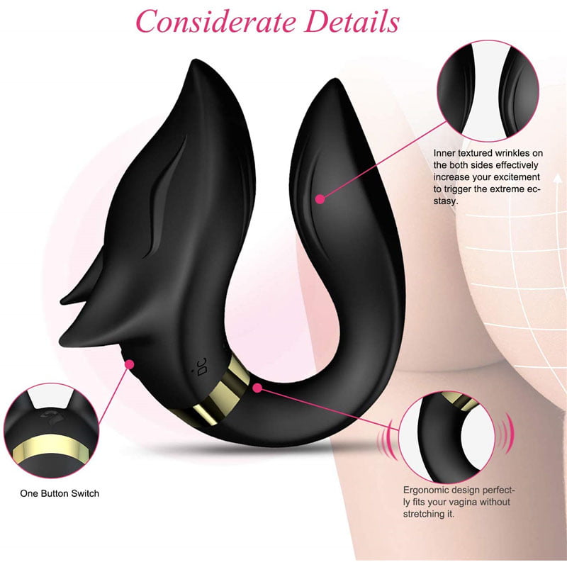 Clitoral Vibrator G Spot Wearable Vibrators C Shape Stimulator Adult Sex Toys with Remote Control for Women and Couples - Image 2