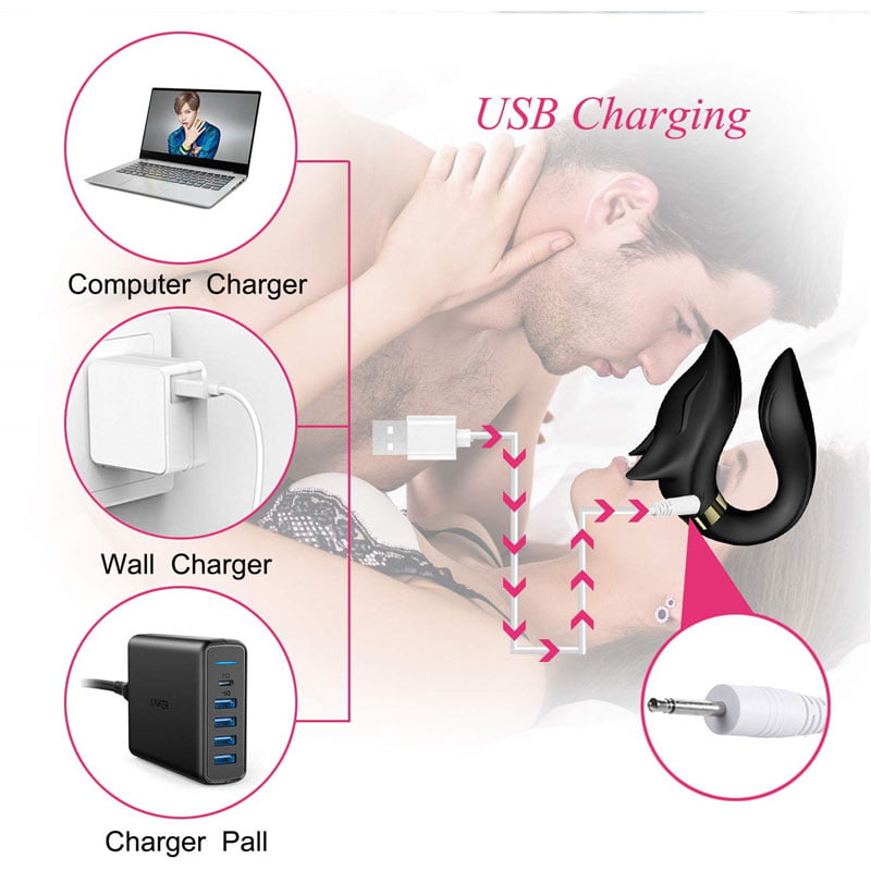 Clitoral Vibrator G Spot Wearable Vibrators C Shape Stimulator Adult Sex Toys with Remote Control for Women and Couples - Image 5